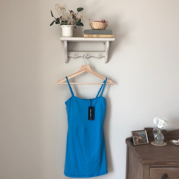 Aritzia Dresses & Skirts - Aritiza’s Golden BUTTER Toss Sweetheart Sports Dress - size S, - Splash 💦 Blue